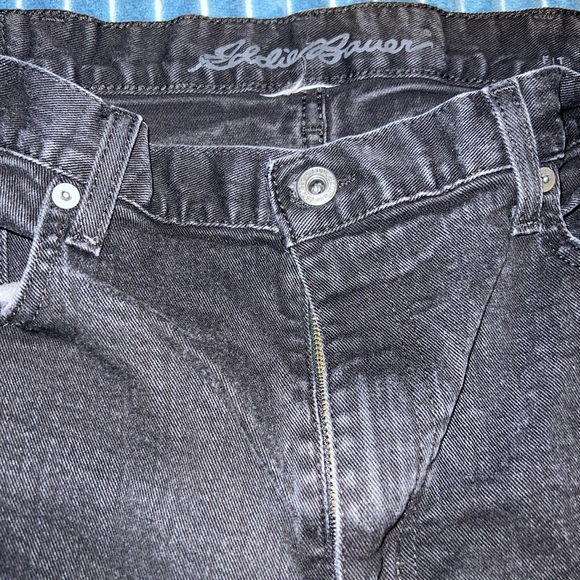 EUC M Eddie Bauer Black Jeans 36 X 30 - Picture 2 of 4